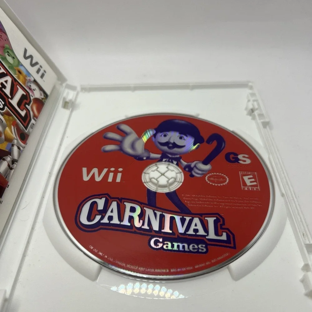 Carnival Games (Nintendo Wii, 2007) Tested Working CIB Tested